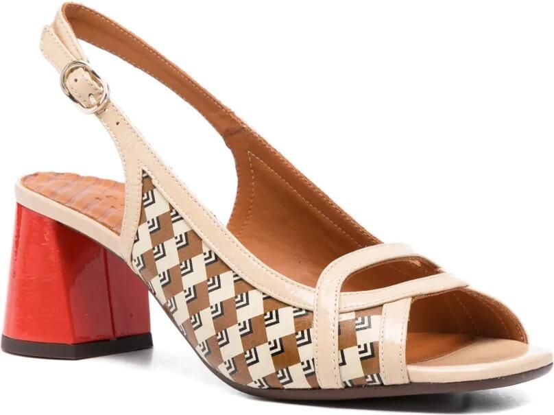 Chie Mihara Runcal leren sandalen met bandje Beige - Foto 3