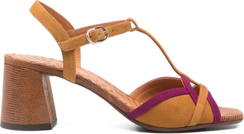 Chie Mihara Ryejo leren sandalen met T-bandje Beige