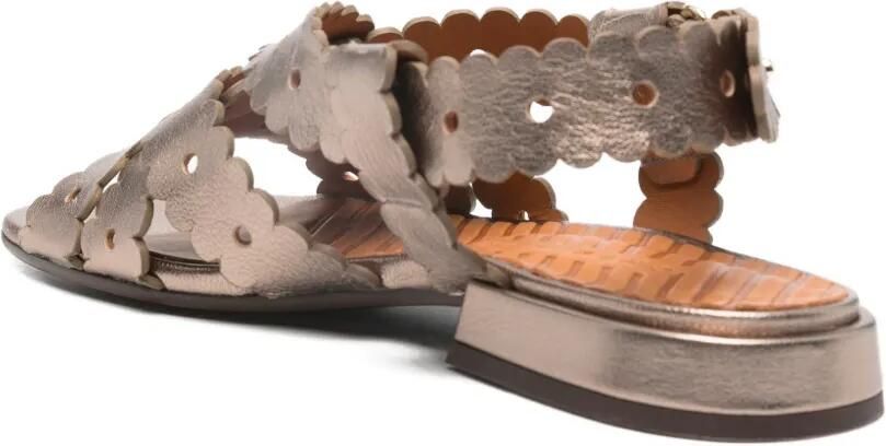 Chie Mihara Sandalen met gewelfde afwerking Goud - Foto 4