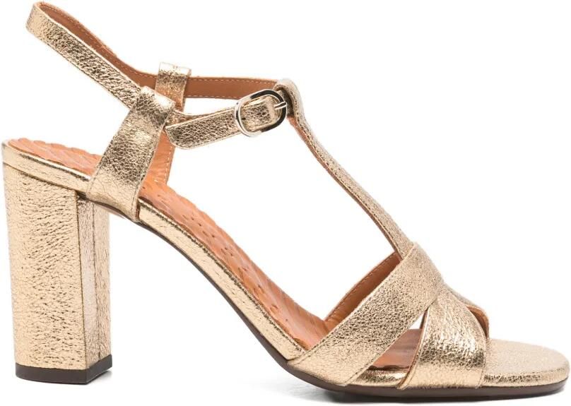 Chie Mihara Sandalen met T-bandje Goud