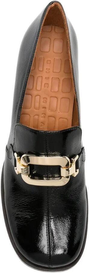Chie Mihara Teil loafers met gespdetail Zwart - Foto 4