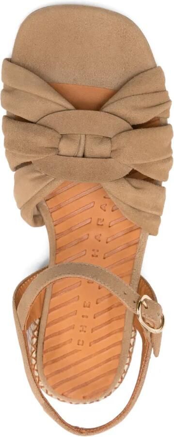 Chie Mihara Tusack geknoopte sandalen Beige - Foto 2