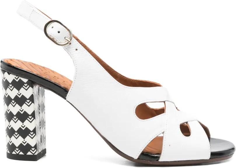 Chie Mihara Uitgesneden sandalen Wit