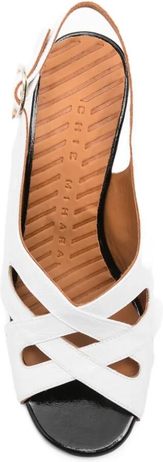 Chie Mihara Uitgesneden sandalen Wit - Foto 4