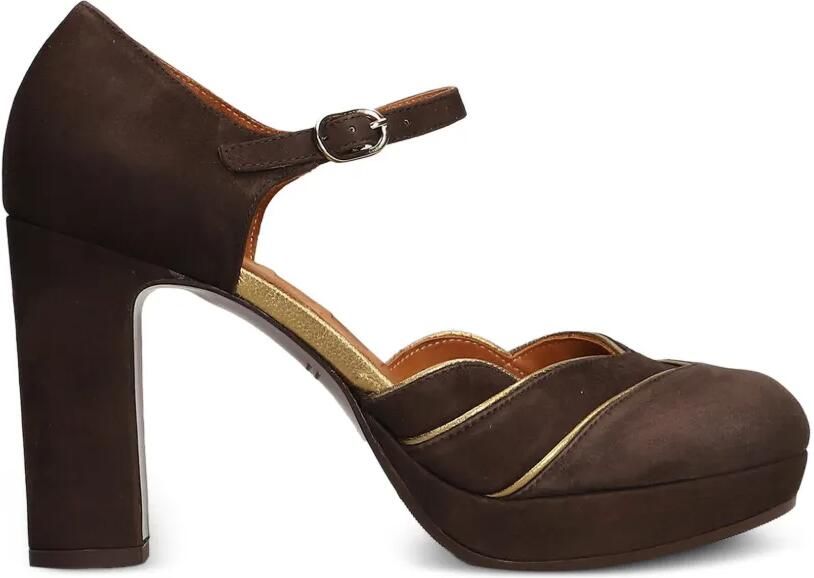Chie Mihara Uyako pumps met metallic afwerking Bruin