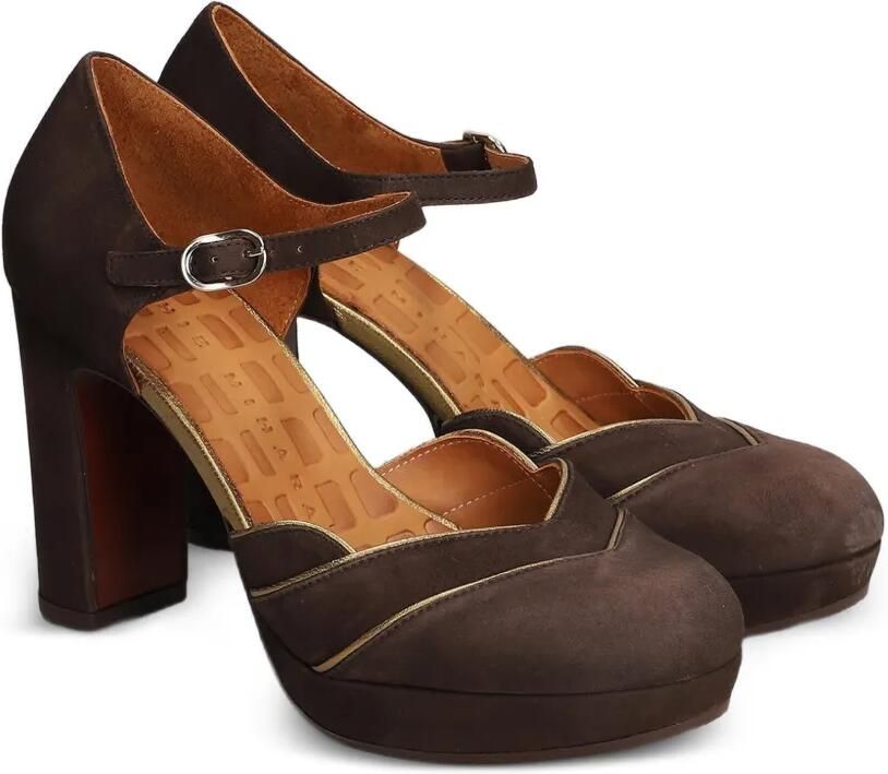 Chie Mihara Uyako pumps met metallic afwerking Bruin - Foto 4