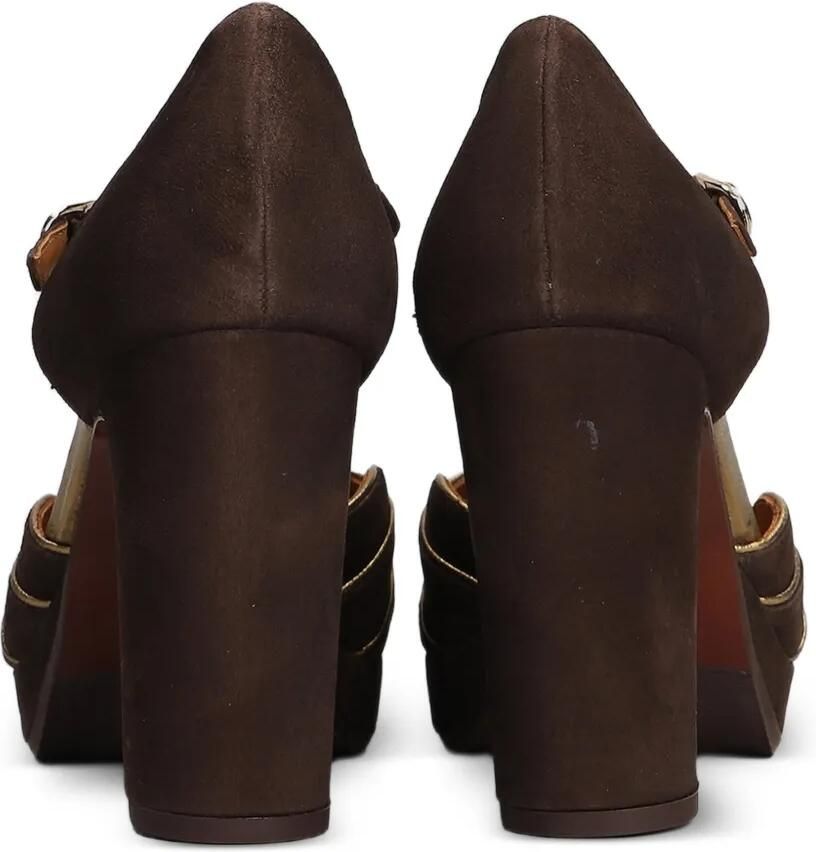 Chie Mihara Uyako pumps met metallic afwerking Bruin - Foto 3