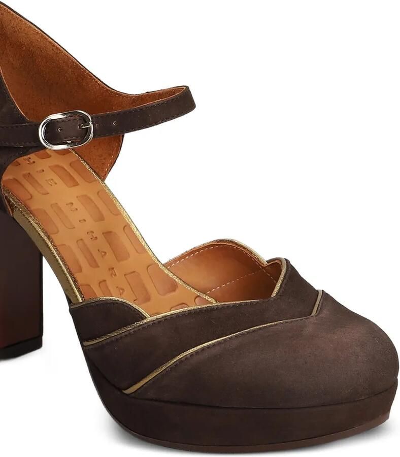 Chie Mihara Uyako pumps met metallic afwerking Bruin - Foto 2