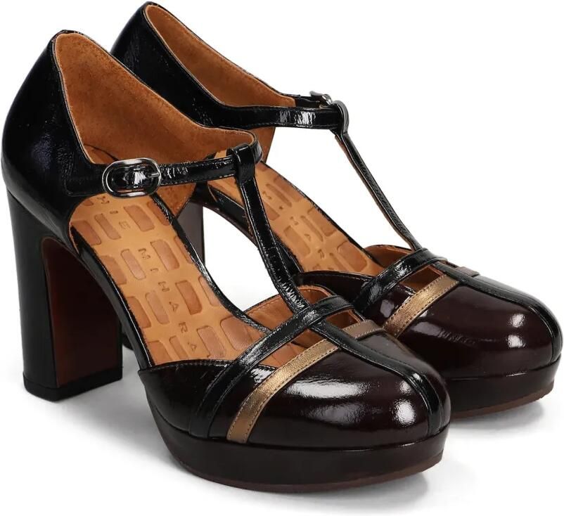 Chie Mihara Uyaro T-bar patent leather pumps Zwart - Foto 4