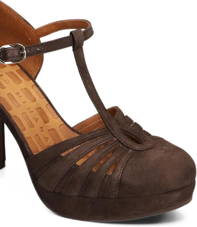 Chie Mihara Uyelo pumps met T-bandje en hak Bruin - Foto 2