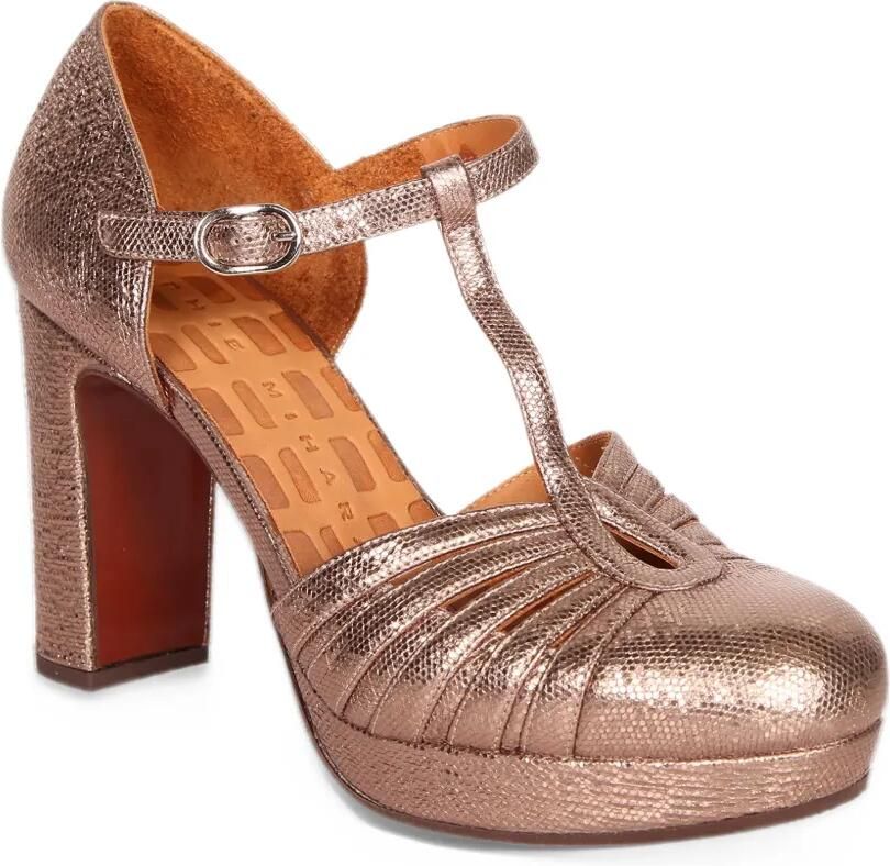 Chie Mihara Uyelo T-bar metallic pumps Roze - Foto 2