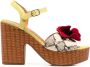 Chie Mihara Dini Jepp sandalen met plateauzool Geel - Thumbnail 1