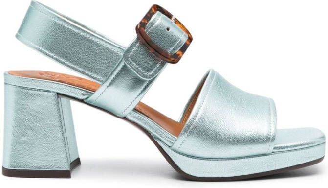 Chie Mihara Gigi 75mm leren sandalen Blauw