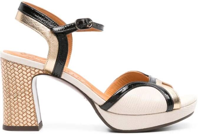 Chie Mihara Keny leren sandalen Beige