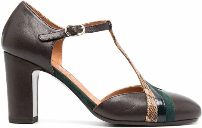 Chie Mihara Leren pumps Bruin