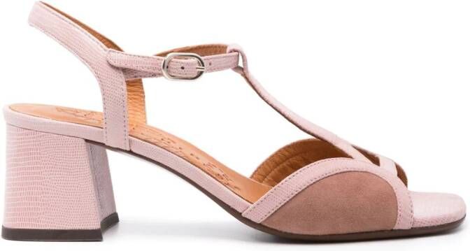 Chie Mihara Lipe 65mm suède sandalen Roze