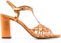 Chie Mihara Metallic sandalen Oranje - Thumbnail 1