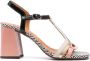 Chie Mihara Piyata 70mm leren sandalen Zwart - Thumbnail 1