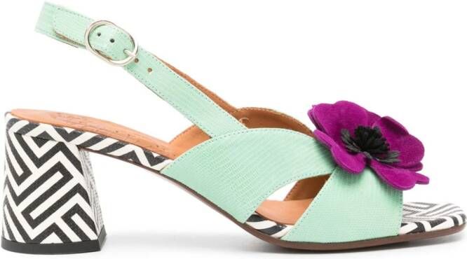 Chie Mihara Rutina suède sandalen Groen