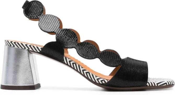 Chie Mihara Sandalen met plateauzool Zwart