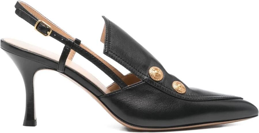 Chloé Agnes 75mm slingback pumps Zwart