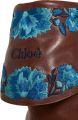 Chloé Azelan overknee laarzen met geborduurde bloemen Bruin - Bruin
