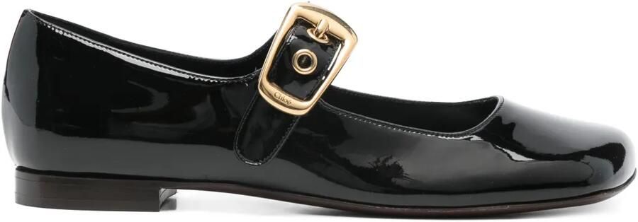 Chloé Ballerina's met gesp Zwart
