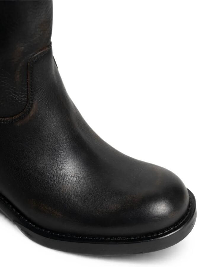 Chloé Dakota biker boots met gespdetail Zwart - Foto 3