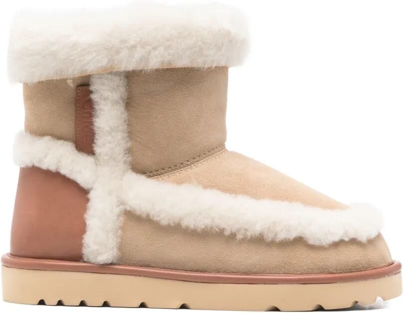 Chloé Dolcie enkellaarzen Beige
