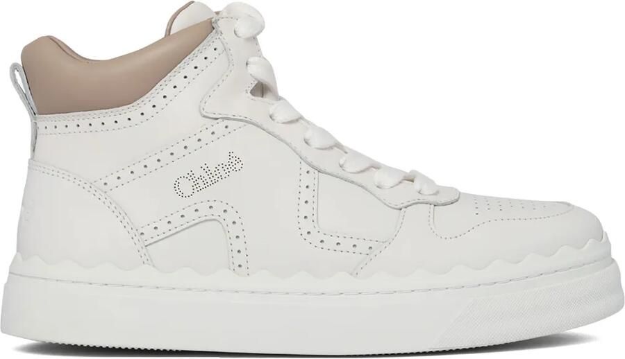 Chloé Geperforeerde sneakers Wit