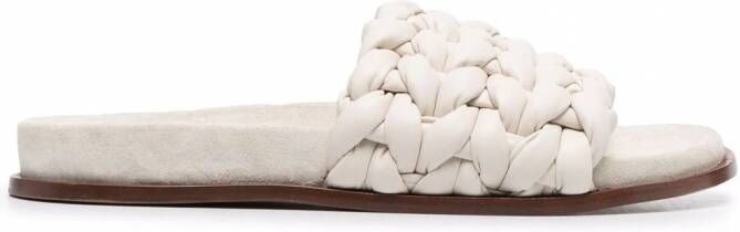 Chloé Geweven slippers Grijs