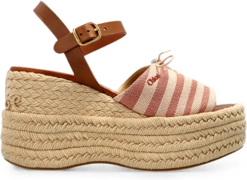 Chloé Isla espadrilles met sleehak Veelkleurig