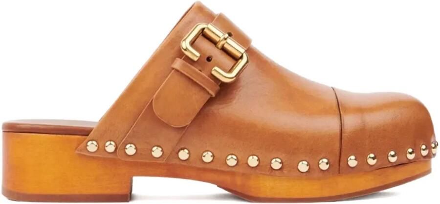 Chloé Jeannette klompen Bruin