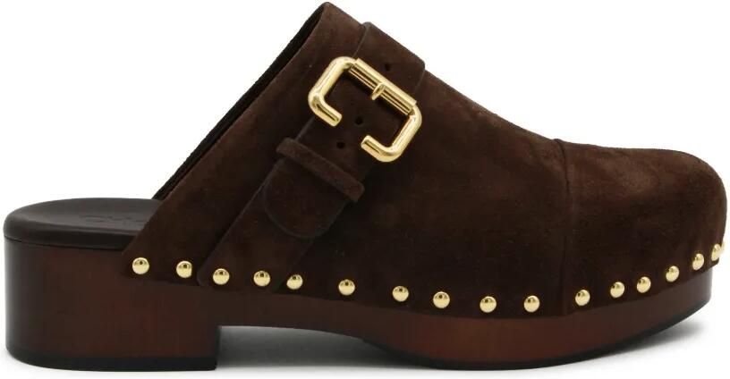 Chloé Jeannette klompen Bruin