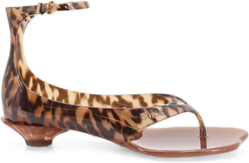 Chloé Jelly sandalen Bruin