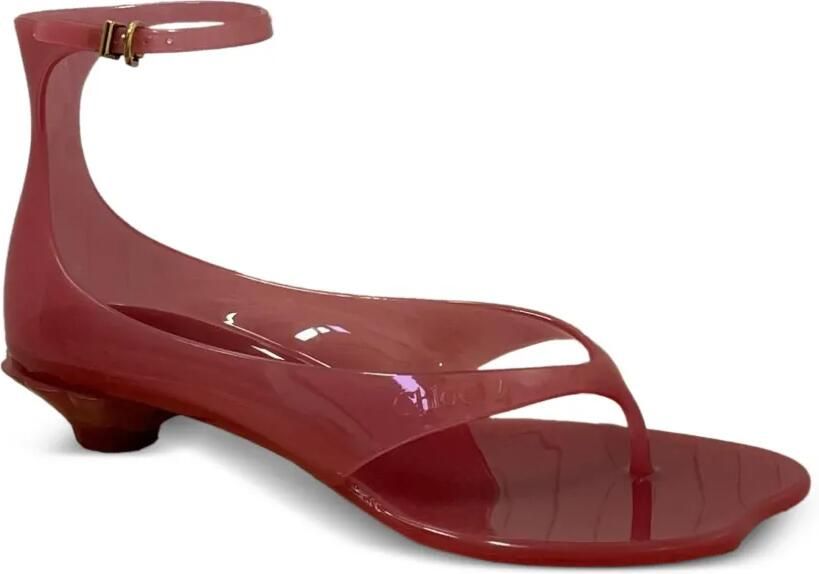 Chloé Jelly sandalen met gespsluiting en bandje Wit