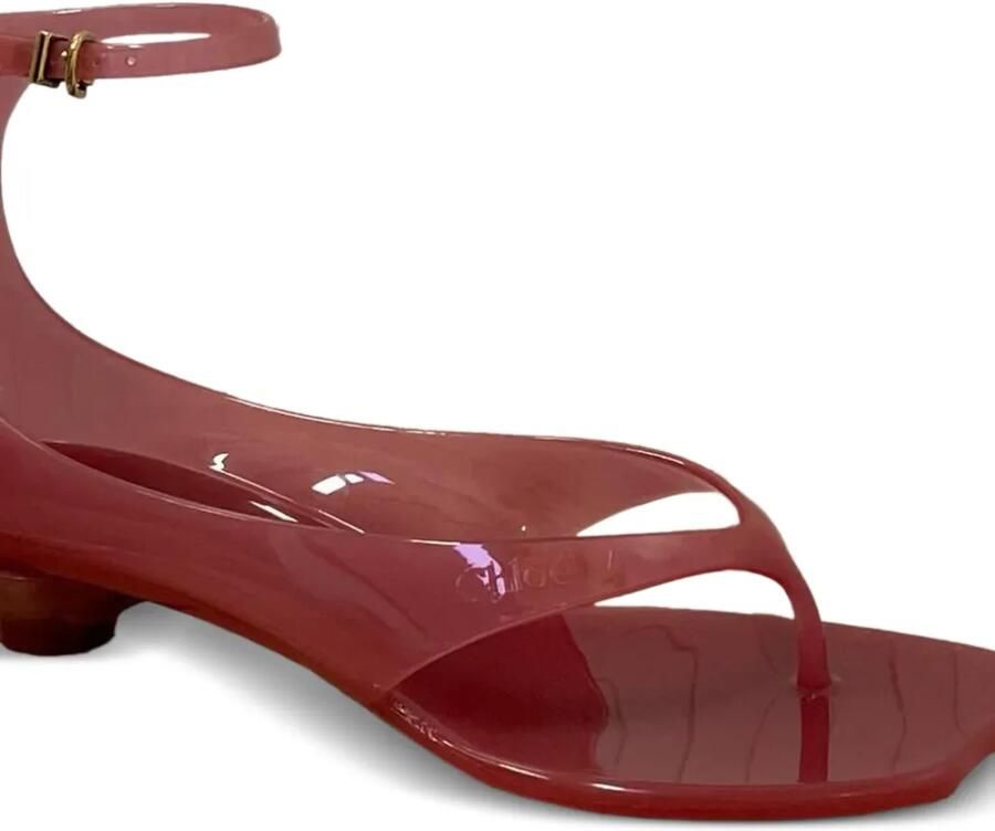 Chloé Jelly sandalen met gespsluiting en bandje Wit - Foto 2