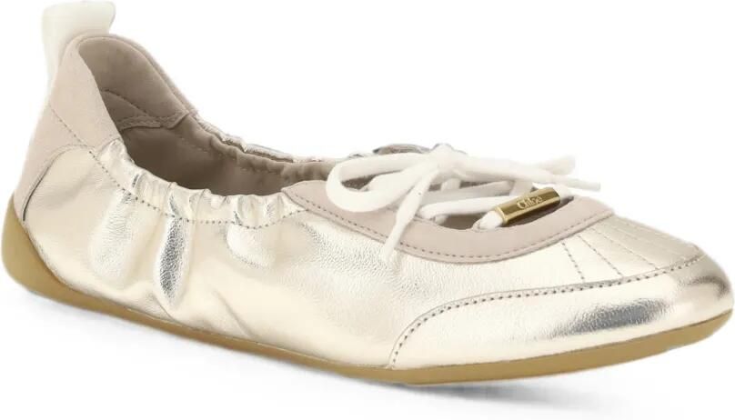 Chloé Kick ballerina sneakers Goud - Foto 2