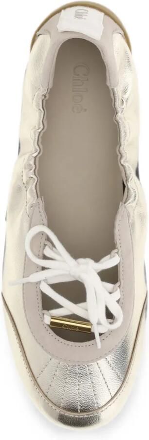 Chloé Kick ballerina sneakers Goud - Foto 4