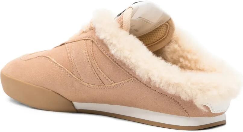 Chloé Kick sneakers met lammy voering Bruin - Foto 3