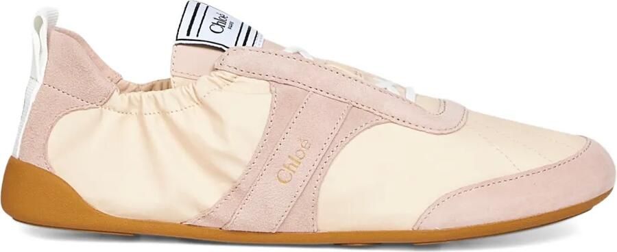 Chloé Kick sneakers met vlakken Beige