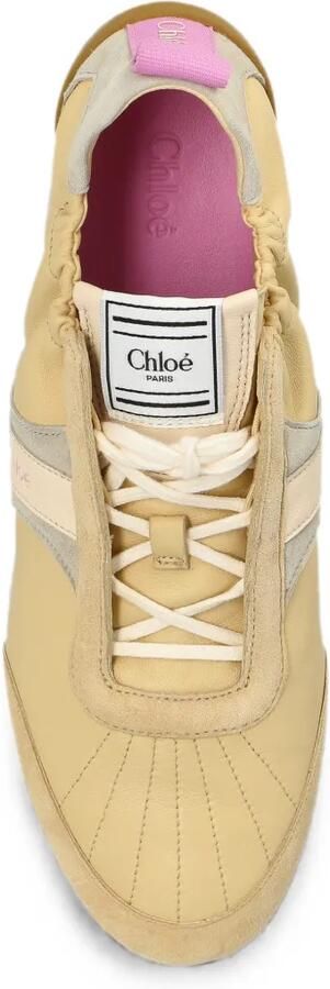Chloé Kick sneakers met vlakken Beige - Foto 3