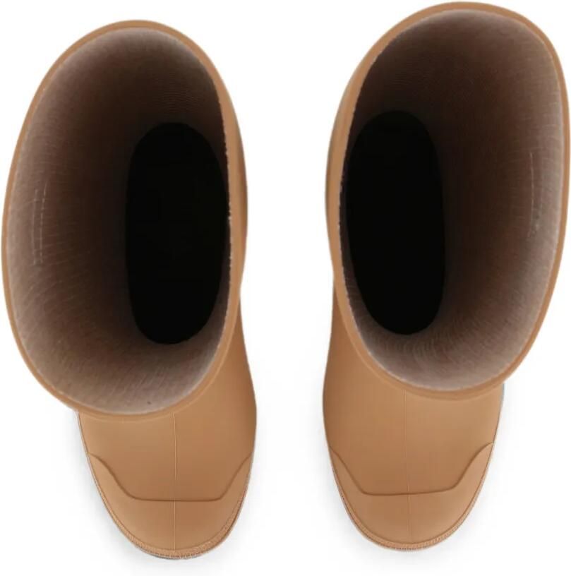 Chloé Kids Regenlaarzen met logopatch Beige - Foto 2