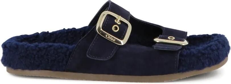 Chloé Kids Sandalen met dubbele gesp Blauw - Foto 4