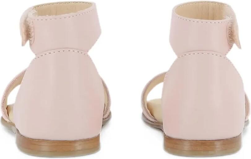 Chloé Kids Sandalen met open neus en geborduurd logo Roze - Foto 2
