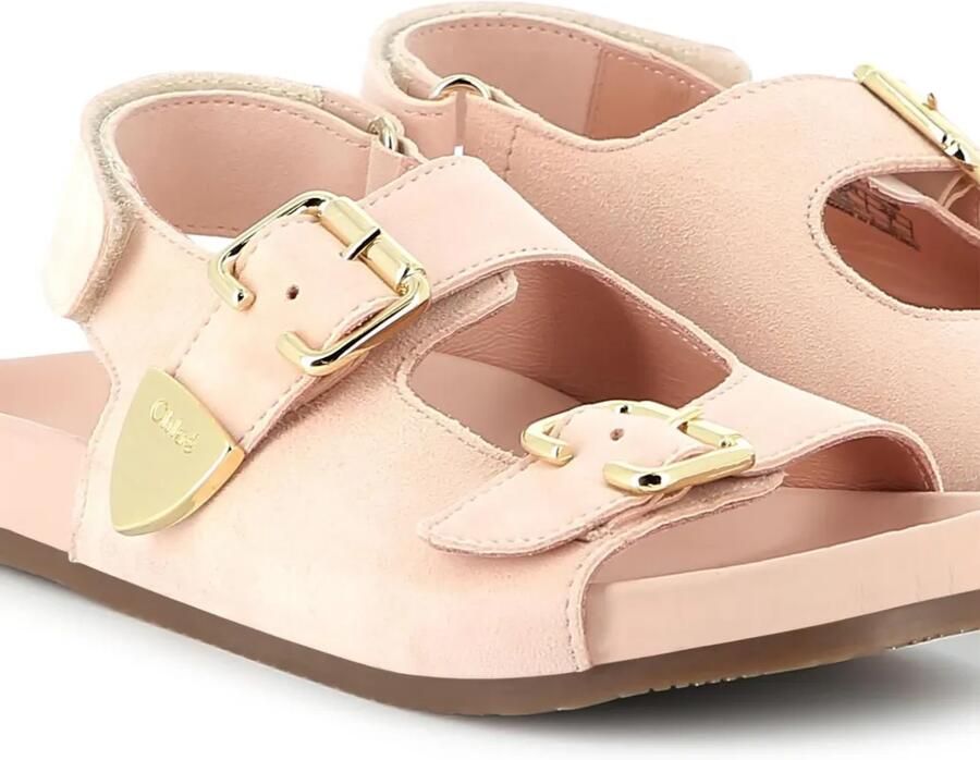 Chloé Kids Slingback slippers Roze - Foto 2