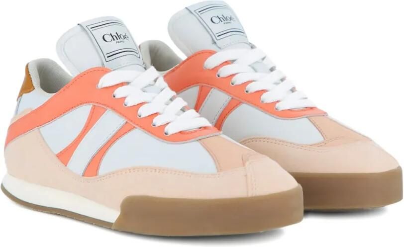 Chloé Kids Sneakers met vlakken Wit