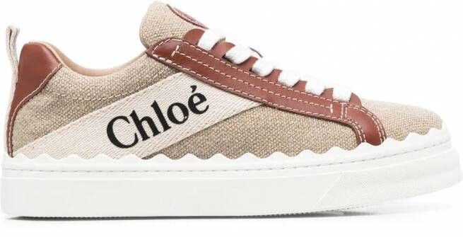 Chloé Lauren low-top sneakers Beige