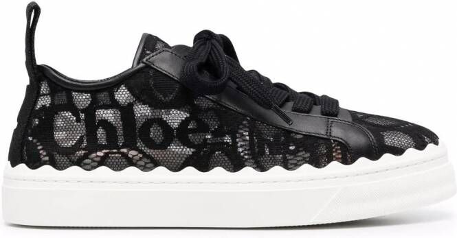 Chloé Lauren low-top sneakers Zwart