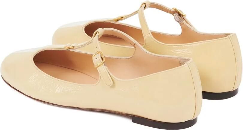 Chloé Leren ballerina's Beige - Foto 5